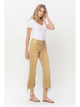 Load image into Gallery viewer, THE BELLA VINTAGE FLARE STRETCHY DENIM - lt mustard