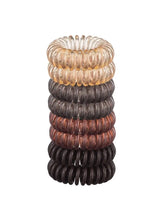Load image into Gallery viewer, KITSCH DARK COLOR TINY SPIRAL HAIR TIES - 8pk