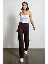 Load image into Gallery viewer, THE JOEY BUTTER SOFT STRAIGHT LEG CARGO PANTS - brown