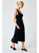 Load image into Gallery viewer, THE CHRISTA BASIC BLACK MIDI TANK DRESS
