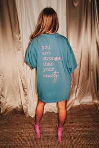 THE YOU GOT THIS GRAPHIC TEE - dk teal