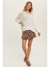 Load image into Gallery viewer, THE MELODY LIGHTWEIGHT SWEATER - cream