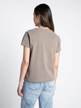 Load image into Gallery viewer, THE ASHER MINERAL WASH PERFECT TEE - olive ash