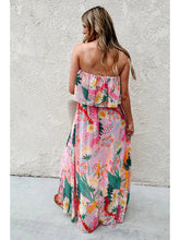 Load image into Gallery viewer, THE LANEY TROPICAL STRAPLESS MAXI DRESS