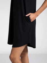 Load image into Gallery viewer, THE VENUS TANK DRESS - black