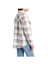 Load image into Gallery viewer, THE TULLIS PLAID SOFT SHACKET - grey
