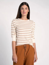 Load image into Gallery viewer, THE STACY PERFECT STRIPED TOP - amber