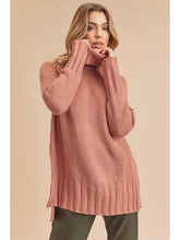 Load image into Gallery viewer, THE DANICA TURTLENECK SWEATERS - rose