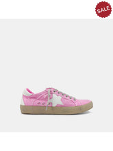 Load image into Gallery viewer, THE PAULA PINK STAR CANVAS SNEAKERS
