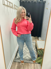 Load image into Gallery viewer, THE PENNY PUFF SLEEVE SWEATERS - pink berry