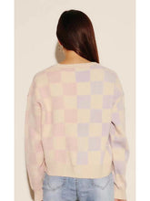 Load image into Gallery viewer, THE GABI TWO TONE CHECK CARDIGAN