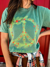 Load image into Gallery viewer, THE PEACE ON EARTH GRAPHIC TEES - green