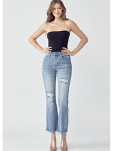 Load image into Gallery viewer, THE BILLIE MID RISE FLARE ANKLE DENIM - Lt wash
