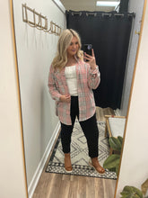 Load image into Gallery viewer, THE DREAMY PLAID SHIRT - dusty pink