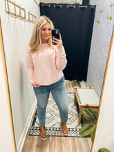 Load image into Gallery viewer, THE CANDIE VINTAGE MINERAL WASH SWEATSHIRT - pink